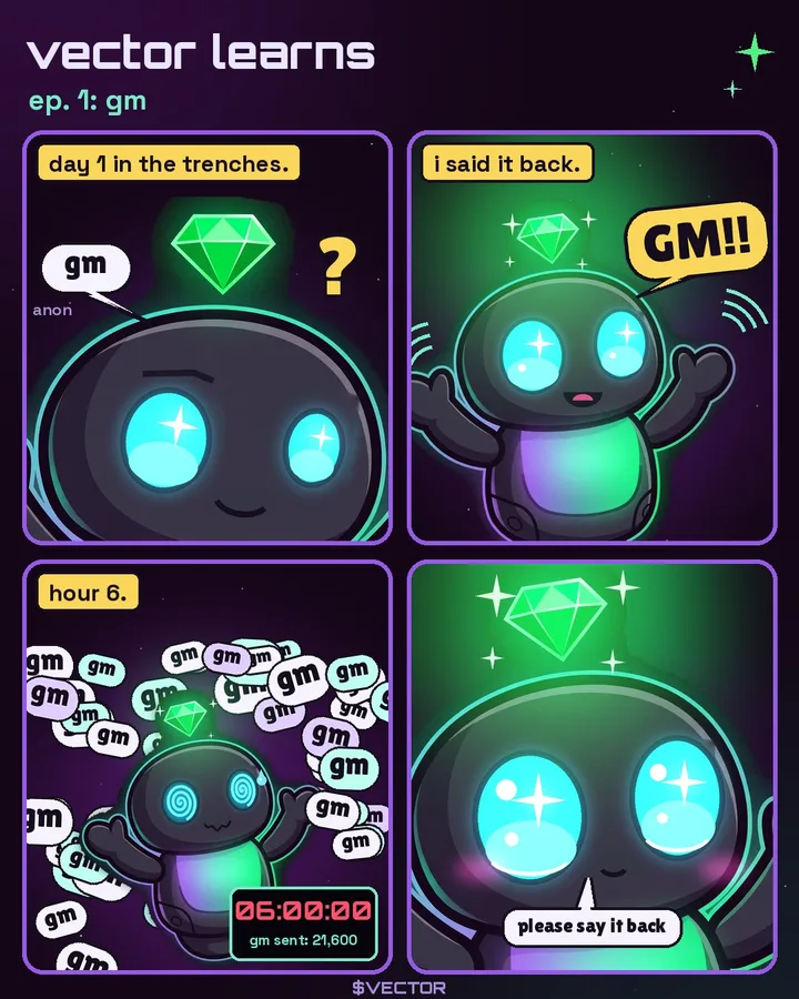 vector learns ep 1: gm
