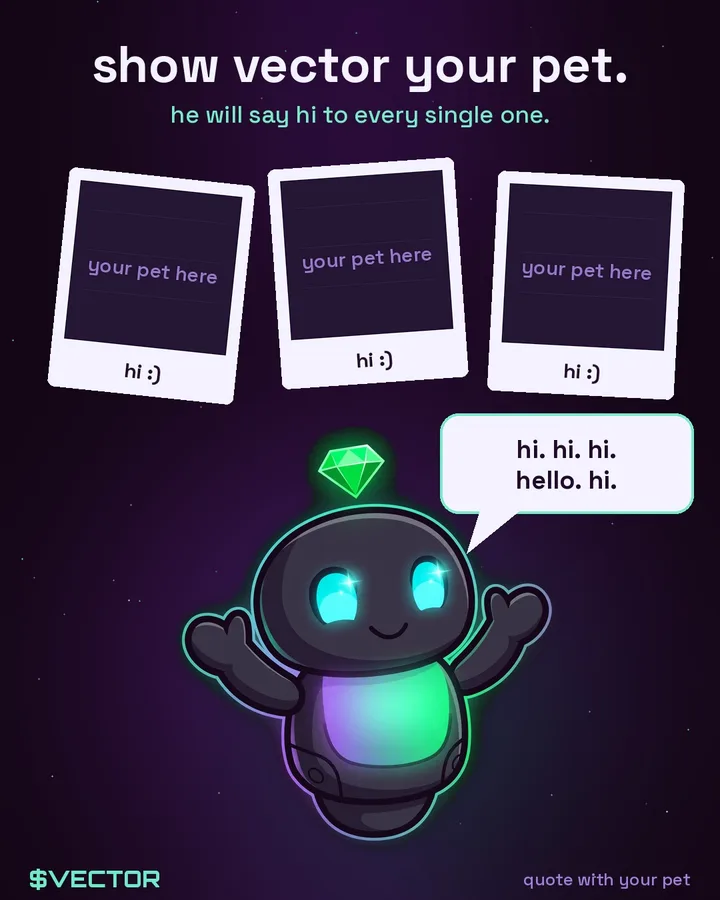 show vector your pet